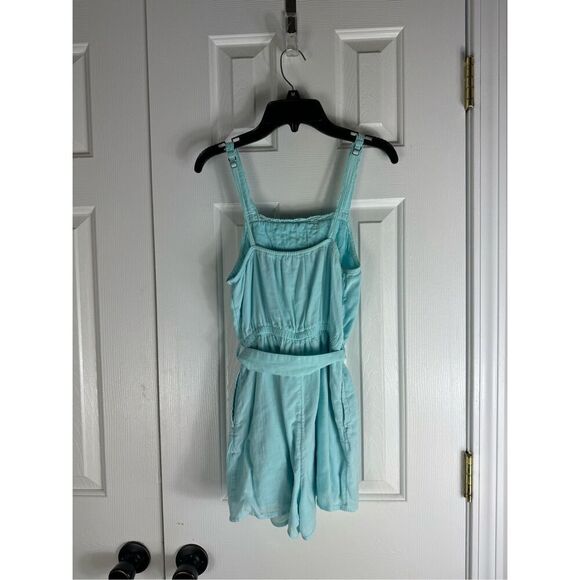 Abercrombie Girls Teal Romper Size 11/12 - Picture 2 of 3
